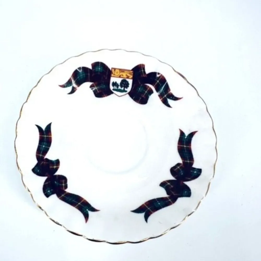 Royal Albert Fine Bone China England Tartan Prince Edward Isle‎ Cup & Saucer Set